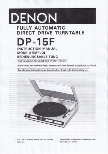 Manuel instructions denon - d’instructions,