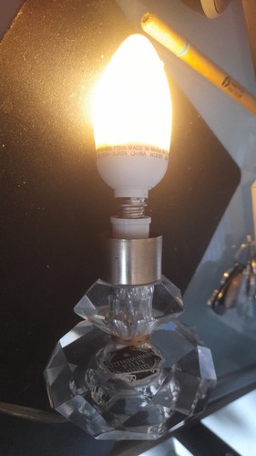 Lampe chevet verre - de,