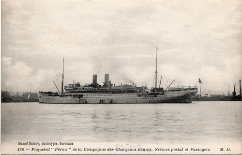 Carte postale bateau - carte,