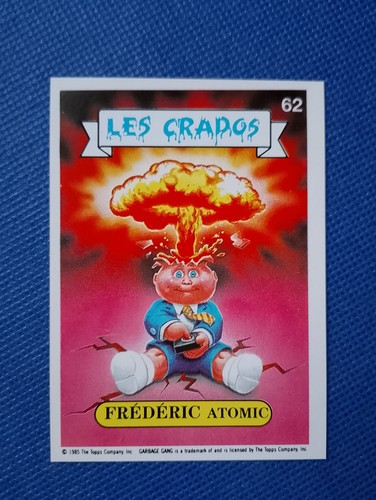 Les crados carte numéro - crados,
