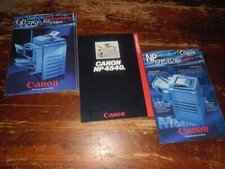 A VOIR !!! LOT 3 ANCIENNES BROCHURES " CANON - FAX, TELECOPIEUR "