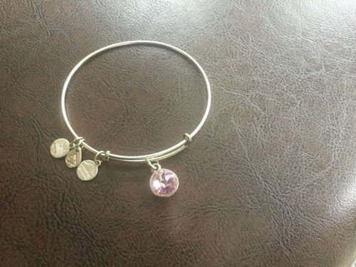 Alex and ani - pink, stone