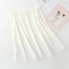 Dentelle Modal Jupon Demi Combinaisons Jupe Sécurité Taille Élastique Casual