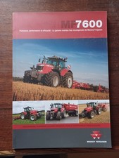 PROSPECTUS BROCHURE TRACTEUR MASSEY FERGUSON 7600