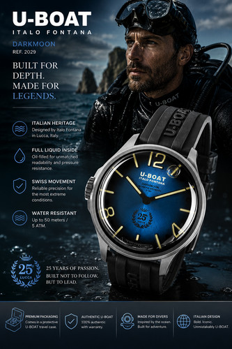 Boat 2029 mens - u-boat, watch