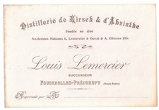 Ancien buvard distillerie