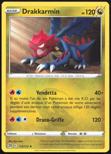 Carte pokémon drakkarmin - carte,