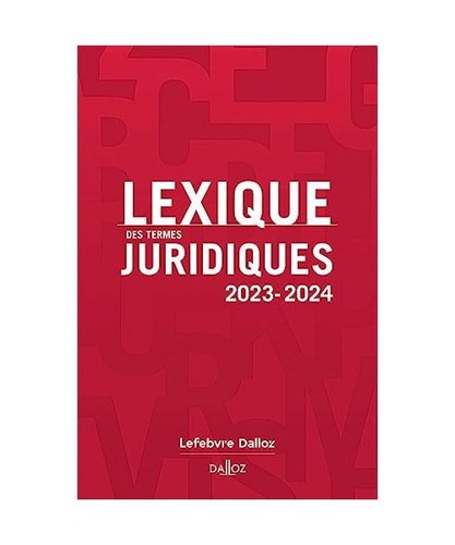 Lexique des termes juridiques