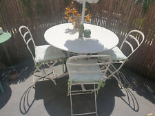 Salon de jardin en fer forgé