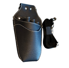 Trousse ceinture en cuir synthétique pour ciseaux et outils de coiffure