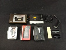Lot  x5 baladeur Cassette K7 Audio Walkman vintage a réparer pour pièce + pièces