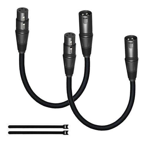 Short xlr cables 6ft 2 - cables,