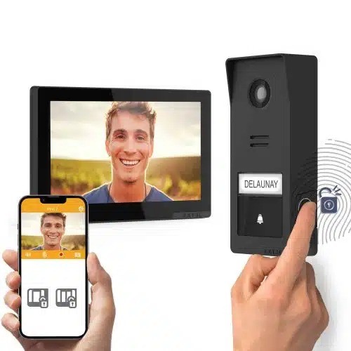 Visiophone sans fil connecté