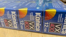 Lot Pack 10 x Pellicules couleur Konica VX 400 ISO - Format 135/12 poses (2004)