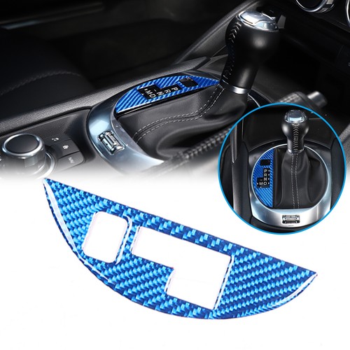 Blue carbon car gear - blue, indicator