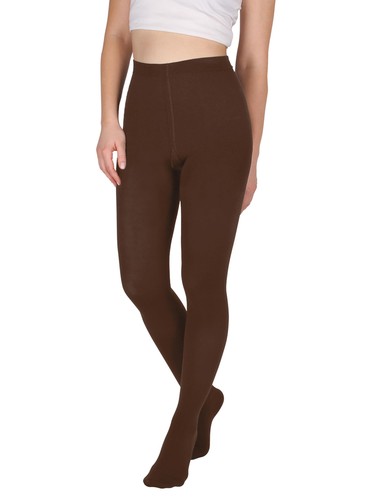 Collants femme brun opaque - collants,