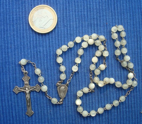 Chapelet perles nacrées - ch,