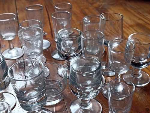 Verres liqueur anciens - à,