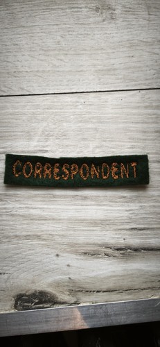 Patch war correspondent - patch,
