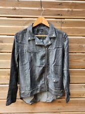 (E070 759) The Kooples Women Blouson Jean Style Perfecto S