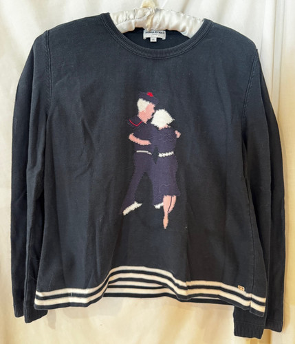 Sonia rykiel navy sweater - navy,