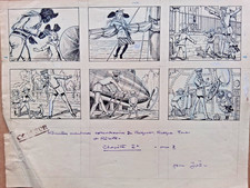 2 planches de BD originales