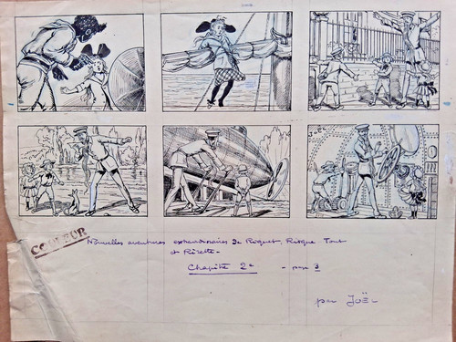 Planches bd originales - 2, de