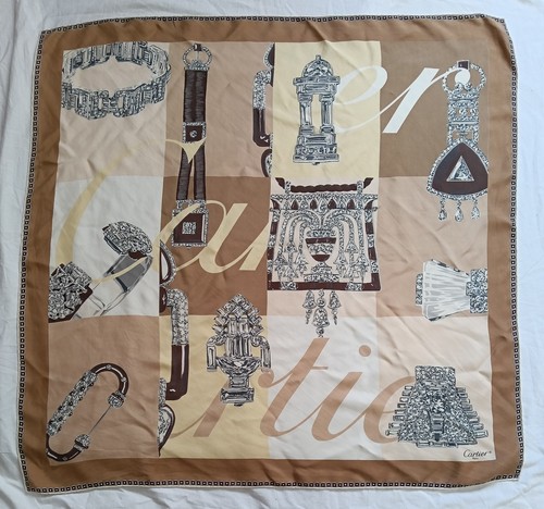 Foulard cartier soie - foulard, en