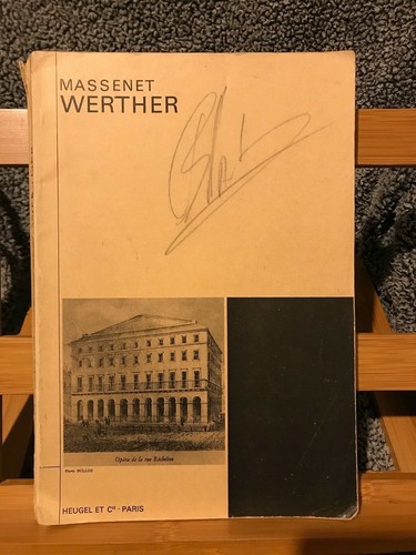 Massenet werther partition - werther,