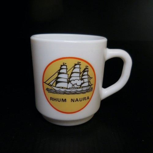 Tasse café verre opalin rhum - tasse,