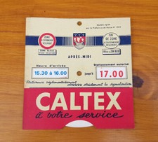 disque de stationnement CALTEX