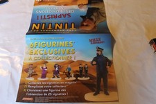 Affichette publicité tintin - publicité,