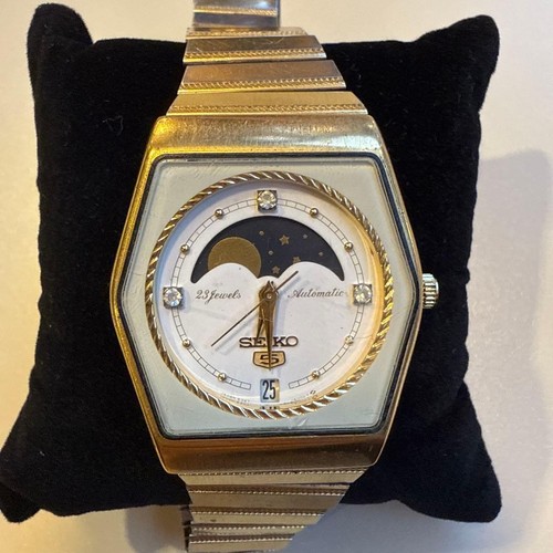 Rare montre seiko sun moon - &,