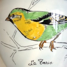 Vase Gien France décoré main