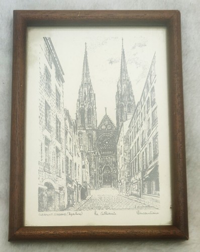 Reproduction sous verre - sous,