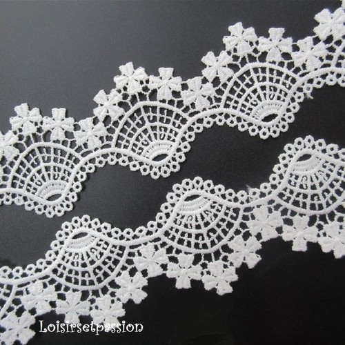 Dentelle éventail fleur - dentelle,