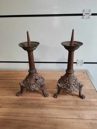 Rare ancien paire - rare, cierge