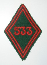 INSIGNE TISSU LOSANGE DE BRAS