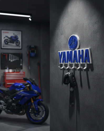 Porte clés mural yamaha - mural,