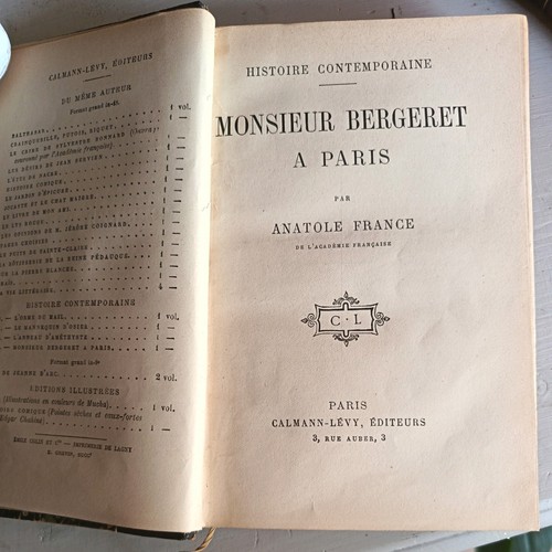 Anatole france monsieur - anatole,