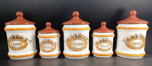 Série pots épices en - Épices,