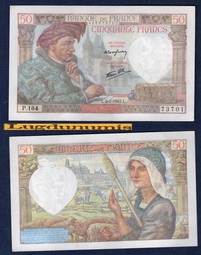 Francs jacques coeur - 50,