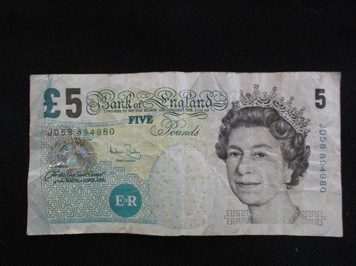 Billet livres sterling - 5,