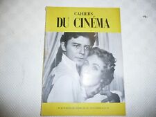 LES CAHIERS DU CINEMA N° 40 NOVEMBRE 1954 REVUE CINEMA ET TELECINEMA