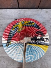 eventail ancien parfum Marie Brizard publicitaire