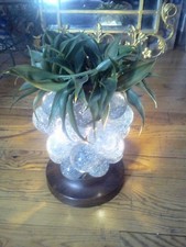LAMPE  ANANAS   VINTAGE LUCITE