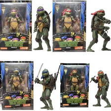 🔷 Teenage Mutant Ninja Turtles TMNT 1990 Lot 4 Figurines 15cm PVC Tortues Ninja