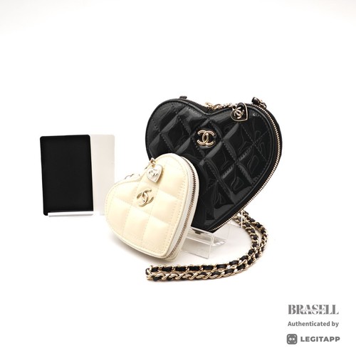 Mini sac pochette cœur - , en