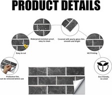 24PCS Stickers Carrelage Cuisine Autocollant universel Imperméable en PVC Adhesi