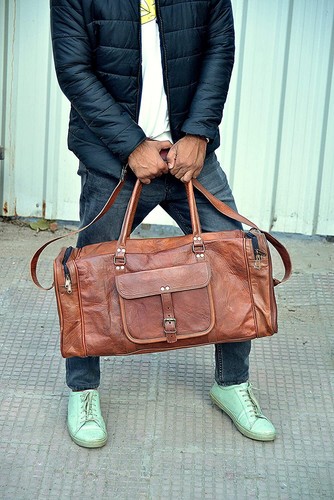Sac voyage duffel cuir - sac, de